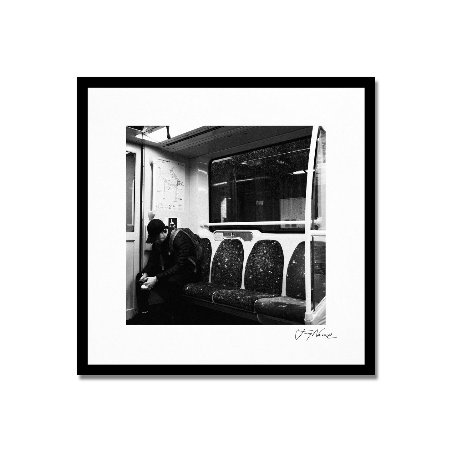 Lonesome Train Ride 30x30cm