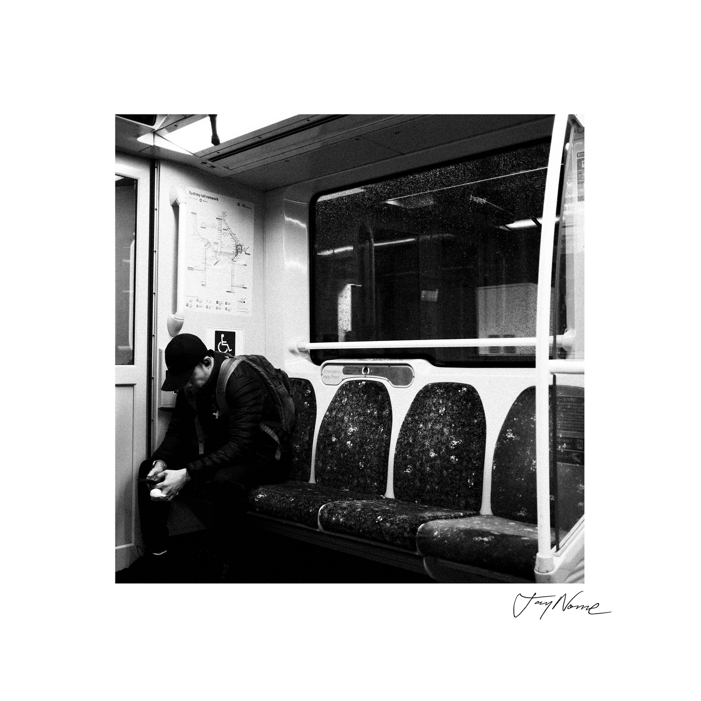 Lonesome Train Ride 30x30cm