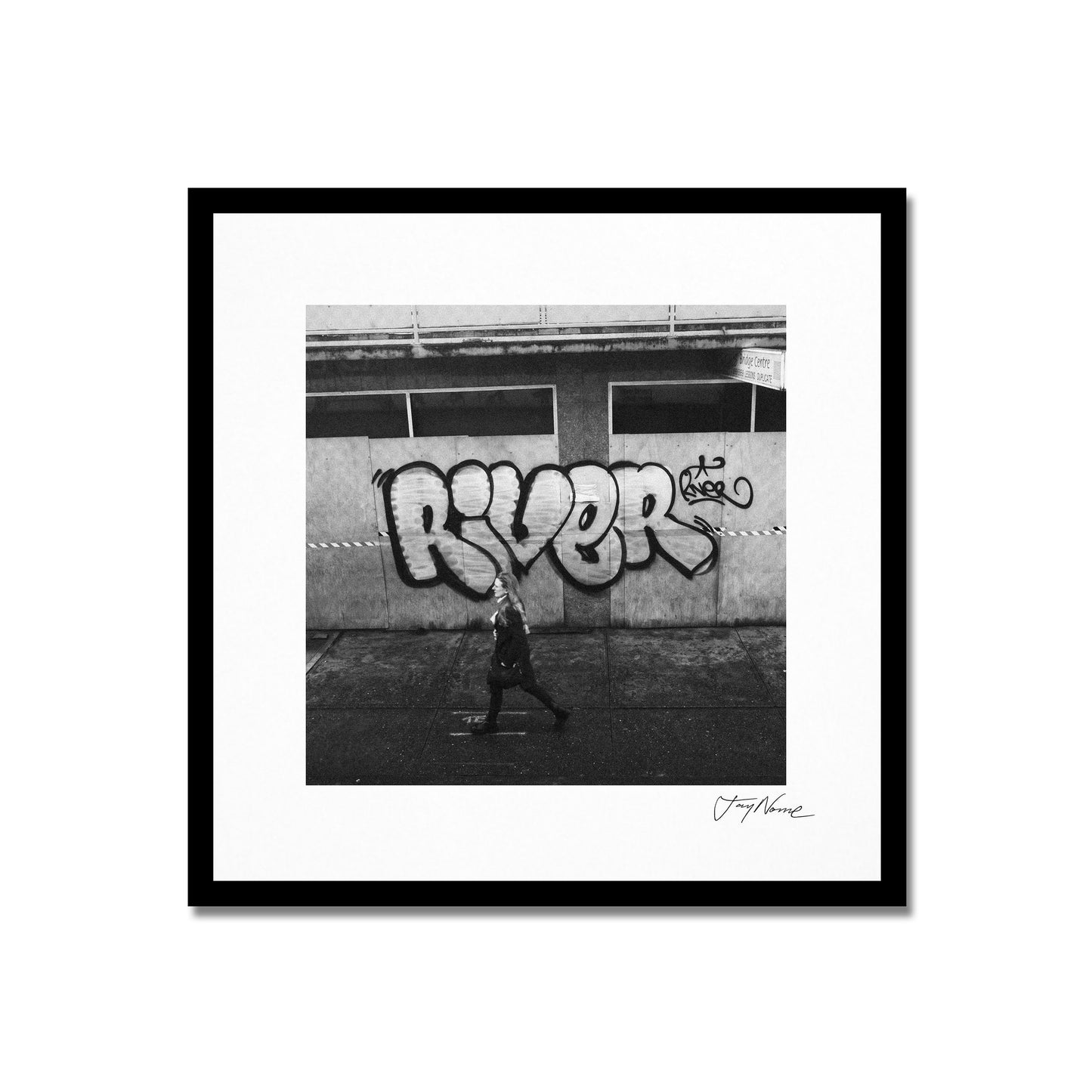 River By The Road 30x30cm